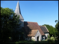 Berwick East Sussex - St Michaels and All Angels church