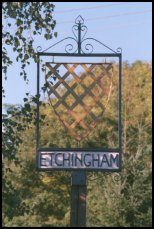 The village sign