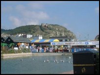 Modern amusements on Hastings seafront